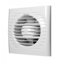 Вентилятор бытовой осевой 125 белый AURAMAX OPTIMA